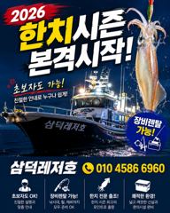 [한치]대포한치,잡으러 ,수요일부터(수,목,금 15시출항)