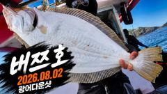 [배쯔호] 8월2일 광어다운샷