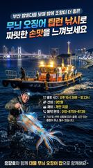 [부산 유강피싱] 유강호 부산권 야간 무늬오징어 조황입니다.