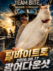 [팀바이트호] 8월17일 광어다운샷