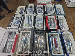 준내만 갈치 잔씨알속 3지,4지 건지고~~(화욜부터 예약 가능)