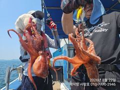 [진해] "여밭돌문어" 키로들부터 떠블힛트!! 계속되는 전원손맛 조황~ …