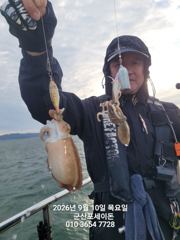 (西)서해조황 - 10일, 군산쭈꾸미~오늘도 시작합니다~실시간~점점 좋아지는 쭈구미~내일도 갑니다`군산낚시프라자 포세이돈호