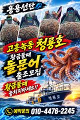 <고흥녹동>청룡호18일 돌문어 대!박!조황!!!