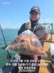 통영 금정호 문어선상 주말 정상출항합니다 자리여유있어요~^^