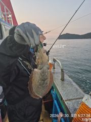 9월30일 수요일 청춘호 쭈가비 조황 입니다.