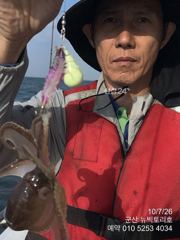 10/07 수요일 쭈갑 오전 조황임니다