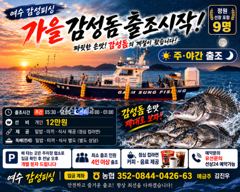 토.일 감성돔흘림찌낚시자리여유~